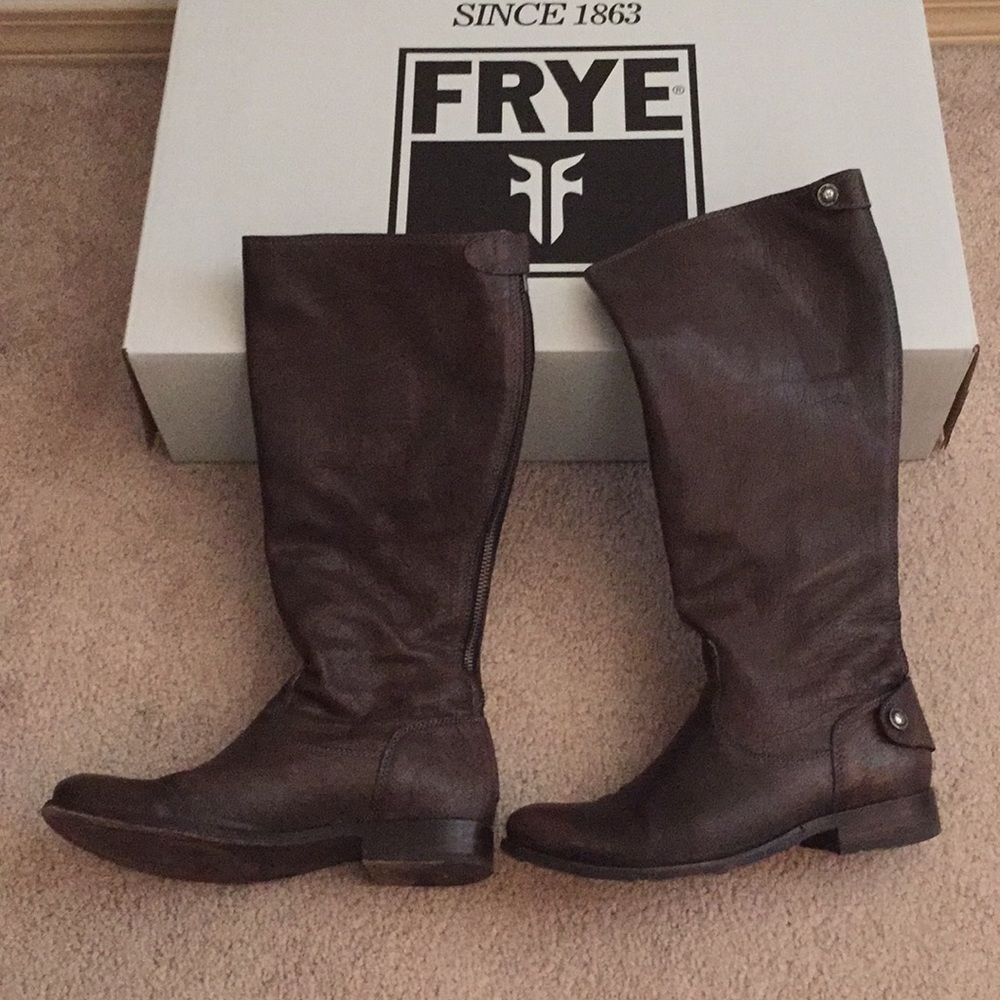 Frye Melissa Button Back Zip Boots - 5.5